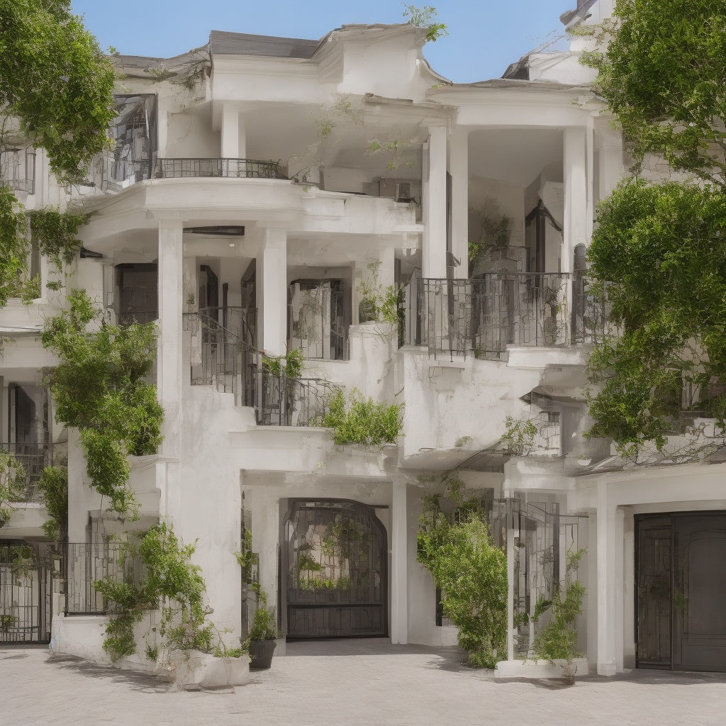 Residential property entrance showing well-maintained home exterior
